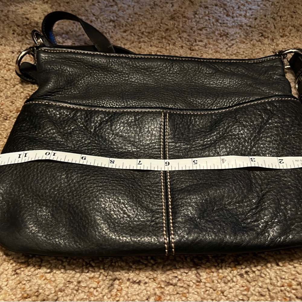 The Sak Black Leather Crossbody Bag